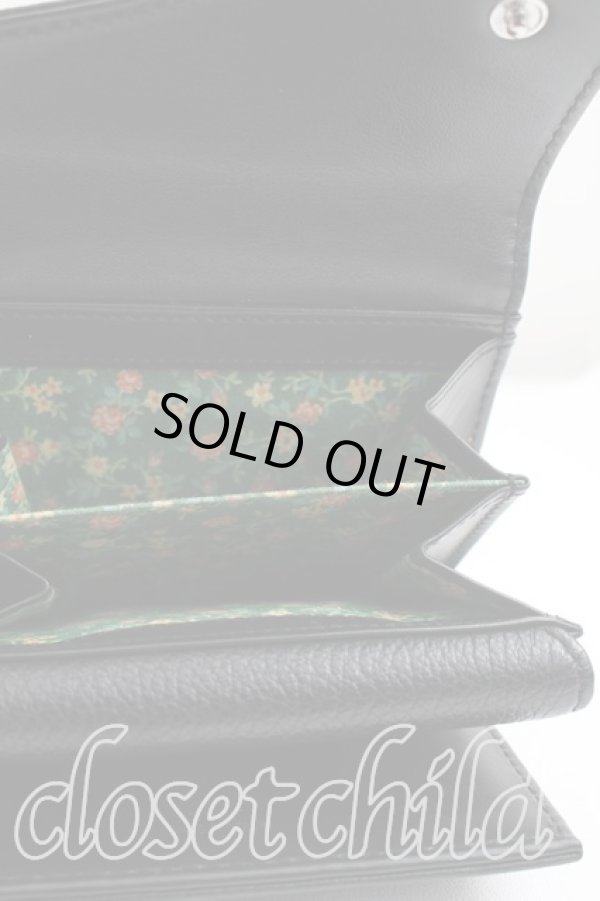 画像4: ヴィヴィアンウエストウッド 中古 / DOT SMALL DOUBLE FLAP  黒  H-26-05-31-047-wa-OD-ZH (4)