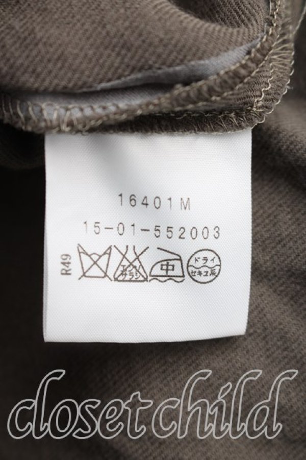 画像4: ANGLOMANIA 中古 / シャツワンピース 38（M相当） カーキ  H-26-05-31-006-op-OD-ZH (4)