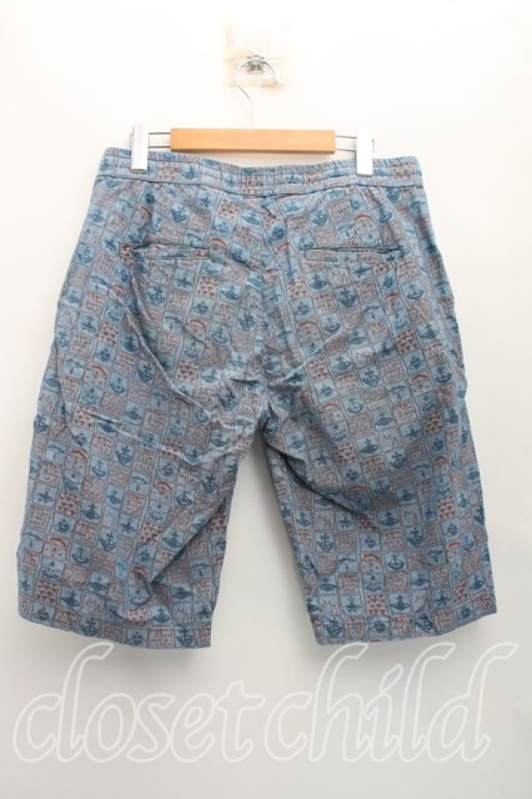 画像2: ANGLOMANIA 中古 / アイコンハーフパンツ 44（メンズS相当） インディゴ  H-26-05-31-010-pa-OD-ZH (2)