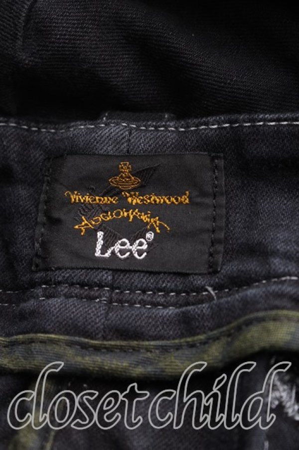 画像3: ヴィヴィアンウエストウッド Anglomania and Lee 中古 / ボンテージショート W25 黒  H-26-05-31-011-pa-OD-ZH (3)