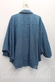 画像2: ANGLOMANIA 中古 / ドルマンデニムシャツ 38（M相当） インディゴ  H-26-05-31-013-bl-OD-ZH (2)