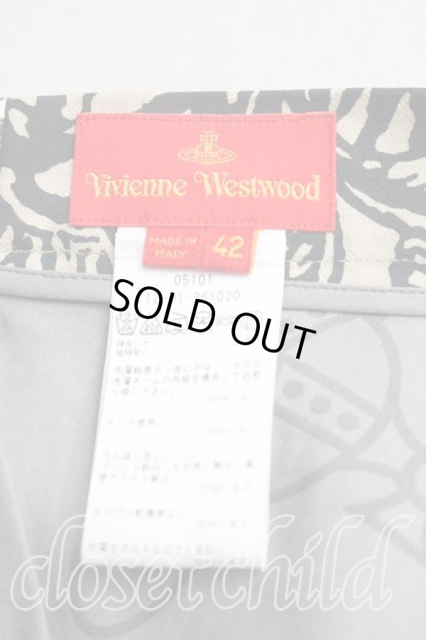 画像3: ヴィヴィアンウエストウッド 中古 / フラワーptスカート 42（11号相当） 生成  H-26-05-31-017-sk-OD-ZH (3)