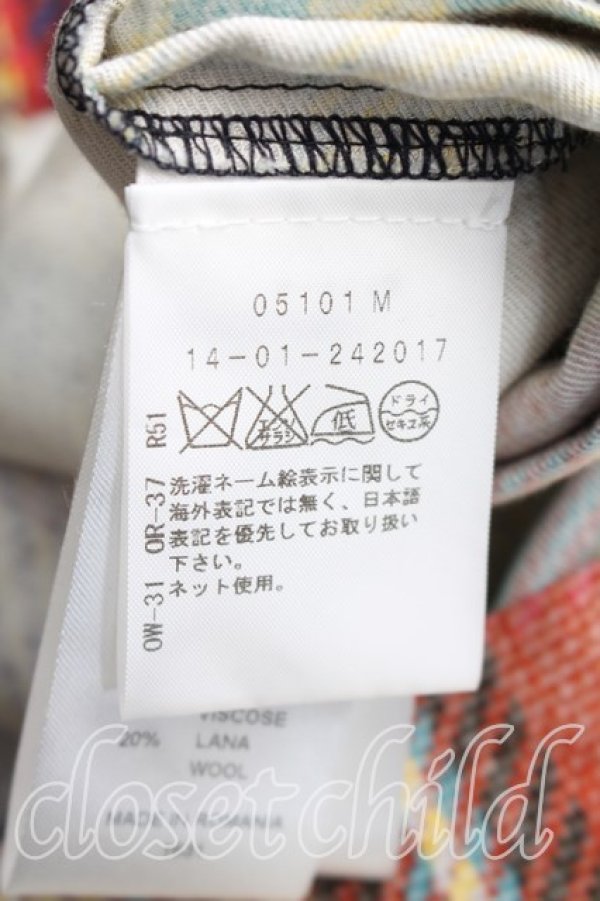 画像4: ANGLOMANIA 中古 / Hope　Skirt 38（7号相当） 白ｘ赤ｘ青  H-26-06-07-018-sk-OD-ZH (4)