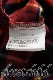 画像4: ヴィヴィアンウエストウッド 中古 / タータンチェックイレギュラースカート 1（7号相当） オレンジｘ紺  H-26-06-07-019-sk-OD-ZH (4)