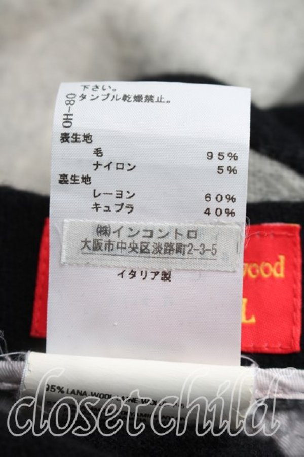 画像4: ヴィヴィアンウエストウッド 中古 / バイカラーイレギュラースカート 40（9号相当） 黒ｘ生成  H-26-06-07-020-sk-OD-ZH (4)