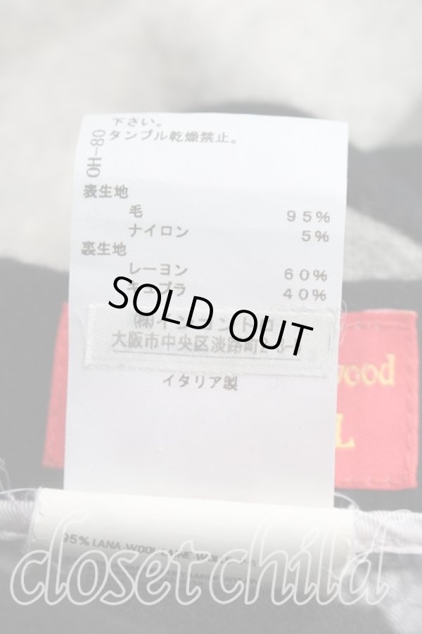 画像4: ヴィヴィアンウエストウッド 中古 / バイカラーイレギュラースカート 40（9号相当） 黒ｘ生成  H-26-06-07-020-sk-OD-ZH (4)