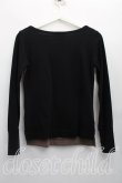 画像2: ヴィヴィアンウエストウッド 中古 / メルティオーブカットソー 01（9号相当） 黒  H-26-06-07-024-to-OD-ZH (2)