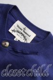 画像6: ANGLOMANIA 中古 / カットラス刺繍カーディガン 38（M相当） 青  H-26-06-07-026-to-OD-ZH (6)