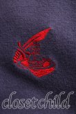 画像7: ANGLOMANIA 中古 / カットラス刺繍カーディガン 38（M相当） 青  H-26-06-07-026-to-OD-ZH (7)