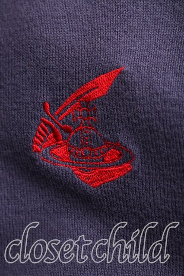 画像7: ANGLOMANIA 中古 / カットラス刺繍カーディガン 38（M相当） 青  H-26-06-07-026-to-OD-ZH (7)