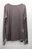 画像2: ヴィヴィアンウエストウッド 中古 / オーブステッチカットソー 02（9号相当） チャコールグレー  H-26-06-07-027-to-OD-ZH (2)