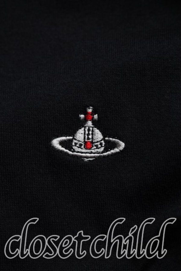 画像6: ヴィヴィアンウエストウッド 中古 / 単色オーブ刺繍BIGカットソー 00（ワンサイズ） 黒  H-26-06-07-038-to-OD-ZH (6)