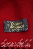 画像3: ヴィヴィアンウエストウッド 中古 / ロゴ刺繍マフラー  赤  H-26-06-07-048-gd-OD-ZH (3)