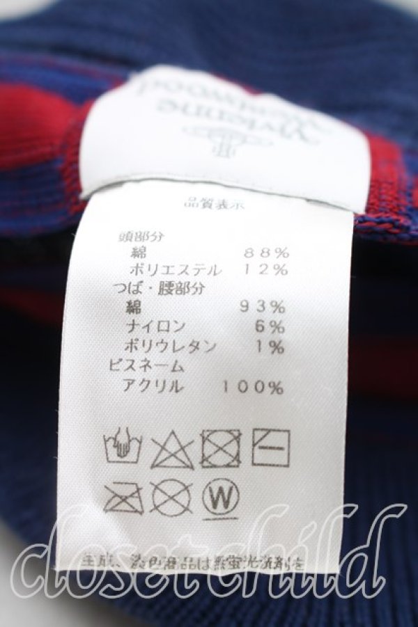 画像5: ヴィヴィアンウエストウッド 中古 / メッシュキャスケット  紺  H-26-06-07-050-ha-OD-ZH (5)