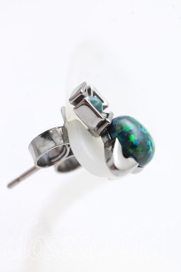 画像2: ヴィヴィアンウエストウッド MAN 中古 / ISABELITTAシングルスタッドピアス  ガンメタ  H-26-06-07-055-er-OD-ZH (2)