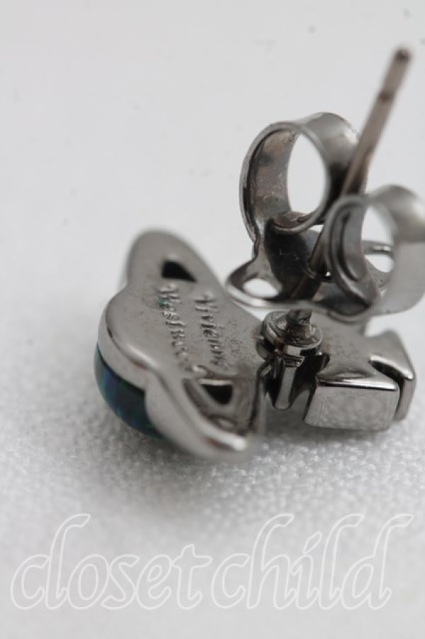画像4: ヴィヴィアンウエストウッド MAN 中古 / ISABELITTAシングルスタッドピアス  ガンメタ  H-26-06-07-055-er-OD-ZH (4)