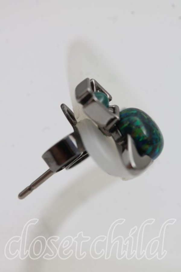 画像2: ヴィヴィアンウエストウッド MAN 中古 / ISABELITTAシングルスタッドピアス  ガンメタ  H-26-06-07-056-er-OD-ZH (2)