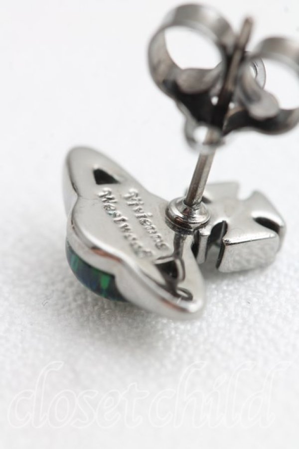画像4: ヴィヴィアンウエストウッド MAN 中古 / ISABELITTAシングルスタッドピアス  ガンメタ  H-26-06-07-056-er-OD-ZH (4)
