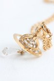 画像3: ヴィヴィアンウエストウッド 中古 / Crystal Dropタイニーペンダント  ゴールド  H-26-06-07-059-nl-OD-ZH (3)