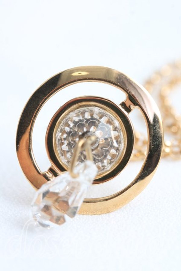 画像4: ヴィヴィアンウエストウッド 中古 / Crystal Dropタイニーペンダント  ゴールド  H-26-06-07-059-nl-OD-ZH (4)