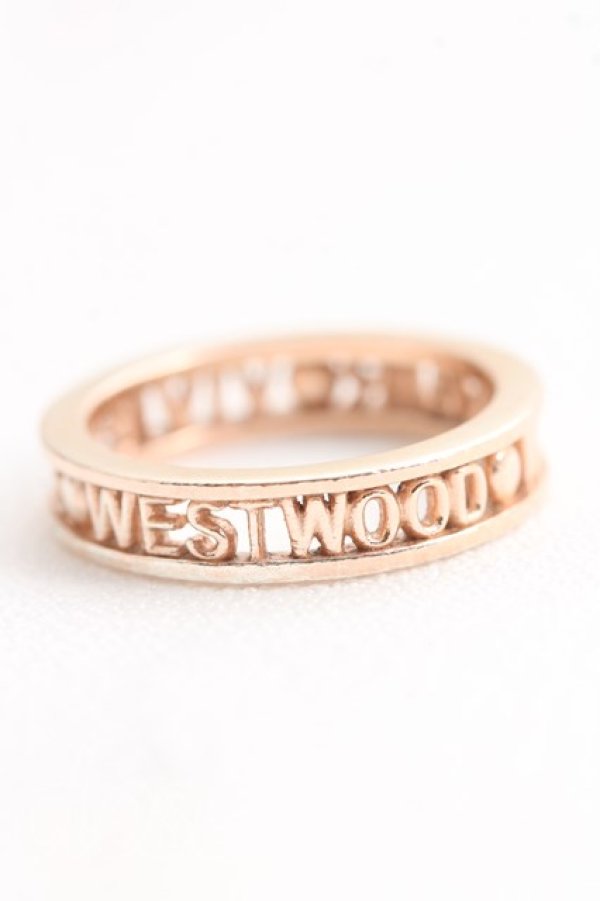 画像2: ヴィヴィアンウエストウッド 中古 / WESTMINSTERリング XS(10号相当） ピンクゴールド  H-26-06-07-064-rg-OD-ZH (2)