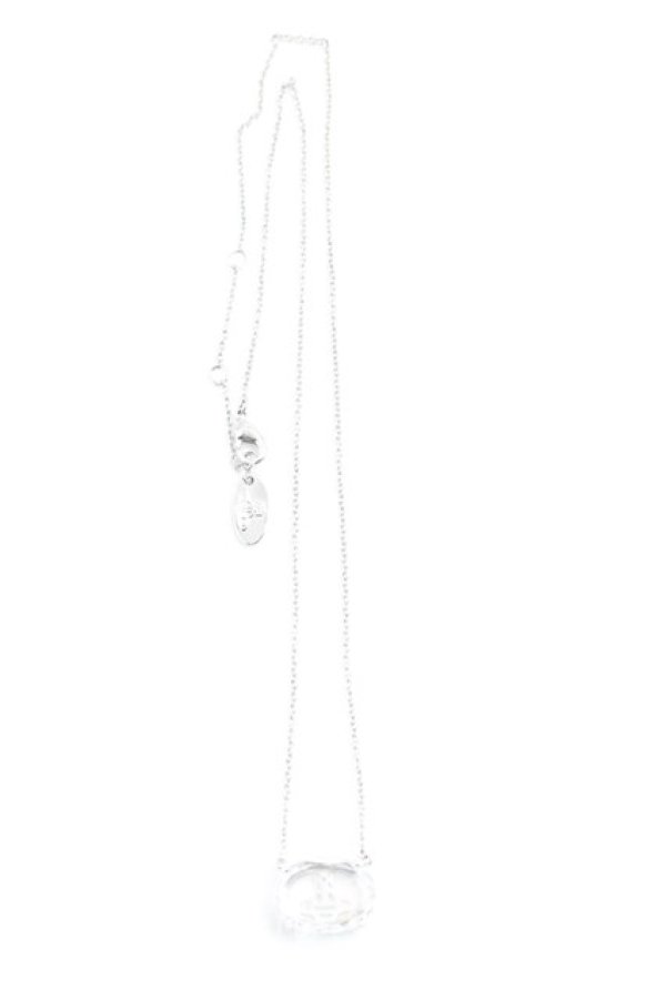 画像3: ヴィヴィアンウエストウッド 中古 / クリスタルネックレス  シルバー  H-26-06-07-082-nl-OD-ZH (3)