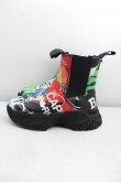 画像3: ヴィヴィアンウエストウッド 中古 / MEANINGLESSプリントROMPER CHELSEA BOOT 36（23cm相当） 黒  H-26-06-07-086-sh-OD-ZH (3)