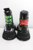 画像4: ヴィヴィアンウエストウッド 中古 / MEANINGLESSプリントROMPER CHELSEA BOOT 36（23cm相当） 黒  H-26-06-07-086-sh-OD-ZH (4)