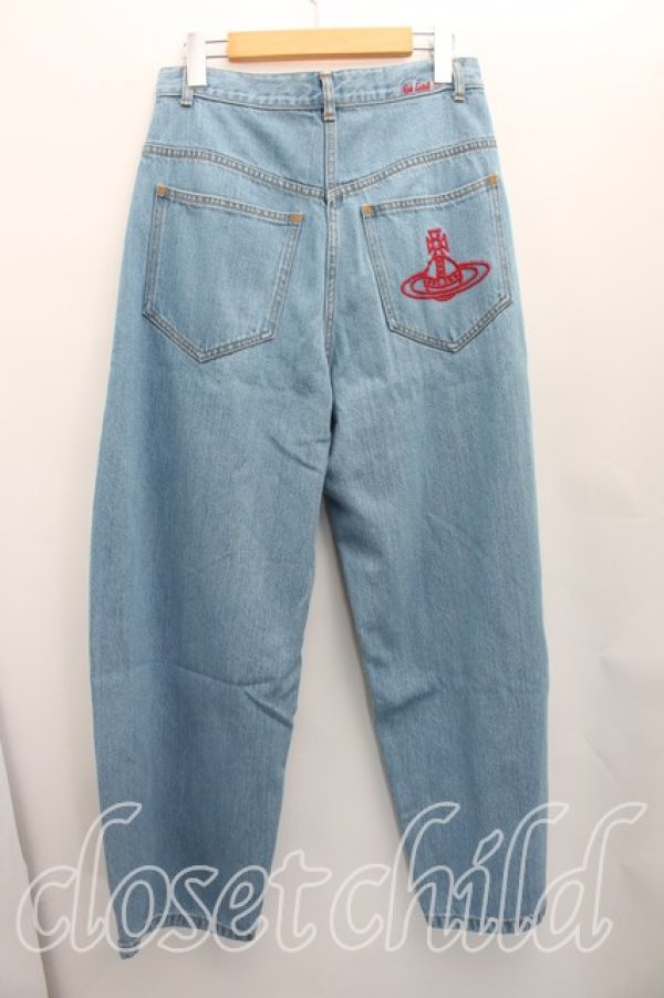 画像2: ヴィヴィアンウエストウッド 中古 / オーガニックデニムボーイズトラウザーズ 02(9号相当） インディゴ  H-26-06-07-009-pa-OD-ZH (2)