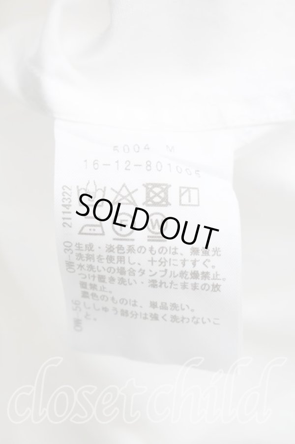 画像4: ヴィヴィアンウエストウッド 中古 / ローズ刺繍クレリックシャツ 02（9号相当） 白  H-26-06-07-012-bl-OD-ZH (4)