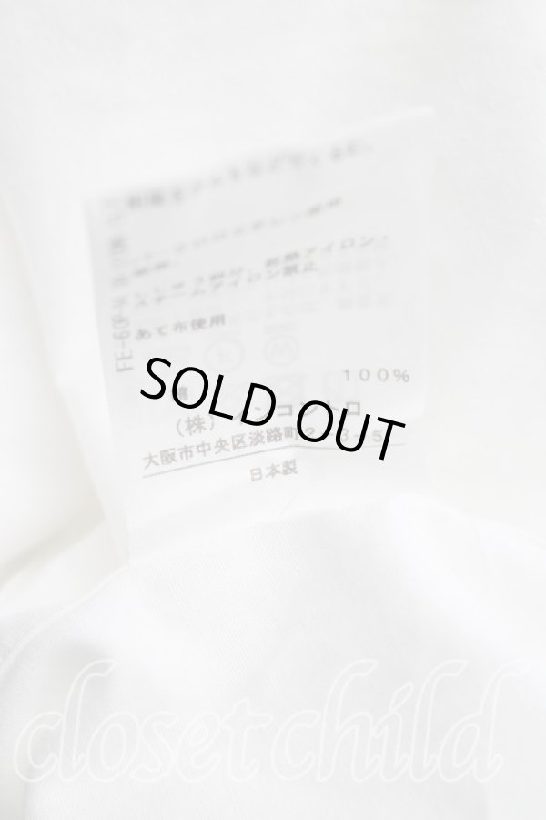 画像5: ヴィヴィアンウエストウッド 中古 / ローズ刺繍クレリックシャツ 02（9号相当） 白  H-26-06-07-012-bl-OD-ZH (5)