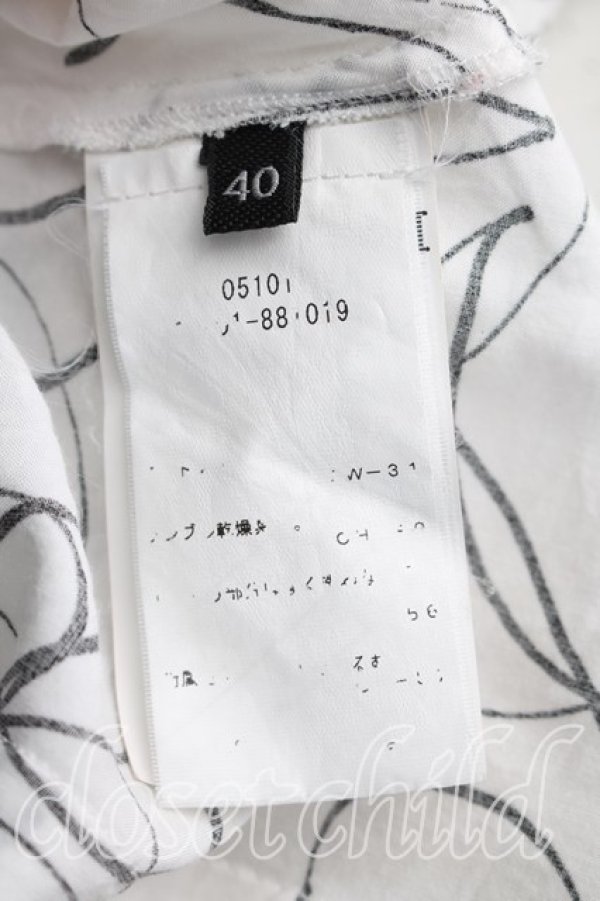 画像4: ヴィヴィアンウエストウッド 中古 / HOUSE OF CARD シャツ 40（9号相当） 白ｘ赤ｘ黒  H-26-06-07-014-bl-OD-ZH (4)