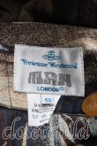 画像3: ヴィヴィアンウエストウッド MAN 中古 / 総柄パンツ 50（メンズXL相当） 紺ｘ茶  H-26-06-14-021-pa-OD-ZH (3)