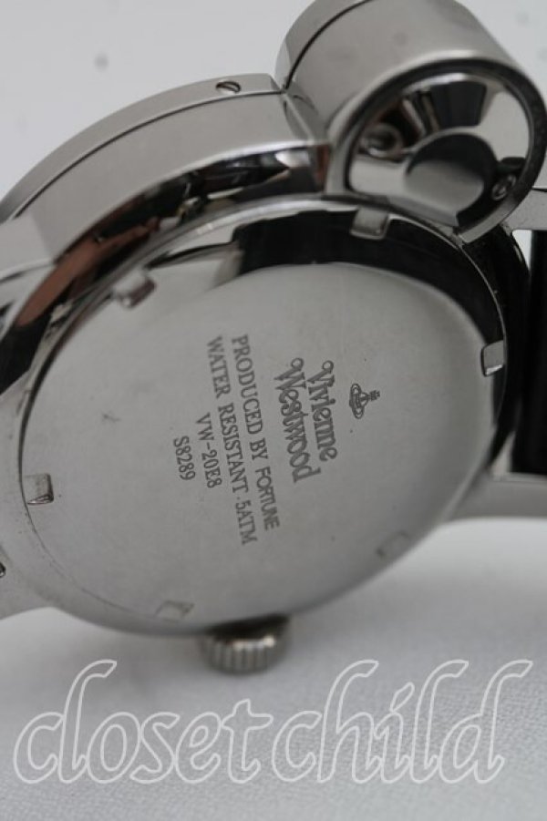 画像6: ヴィヴィアンウエストウッド MAN 中古 / CAGE IIウォッチ  黒  H-26-06-14-004-ac-OD-ZH (6)