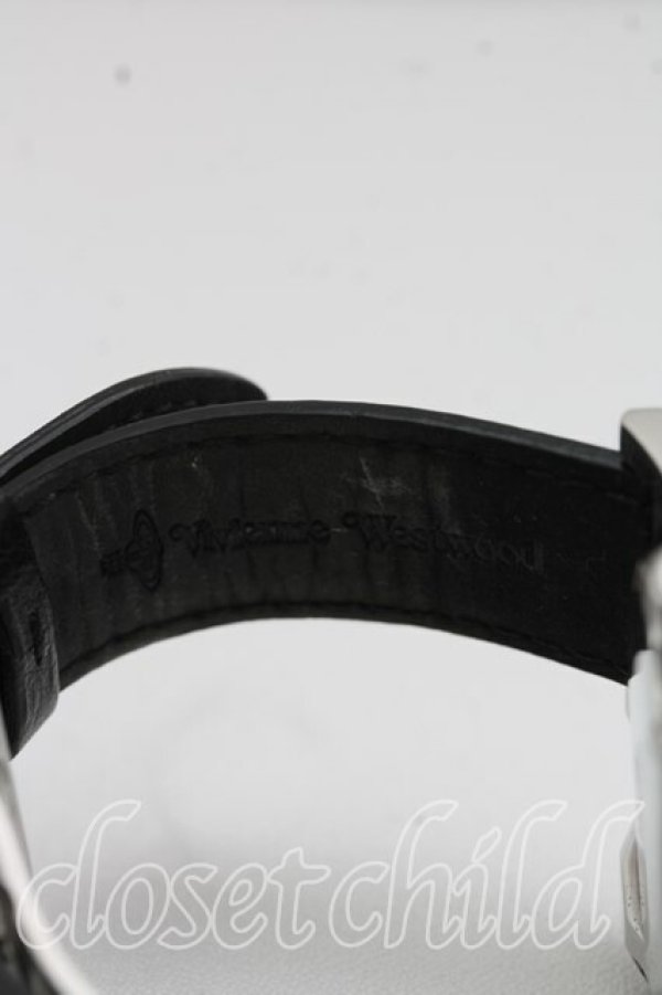 画像7: ヴィヴィアンウエストウッド MAN 中古 / CAGE IIウォッチ  黒  H-26-06-14-004-ac-OD-ZH (7)