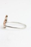 画像2: ヴィヴィアンウエストウッド 中古 / SUZIE METALリング L(12号相当） シルバーｘピンク  H-26-06-14-013-rg-OD-ZH (2)
