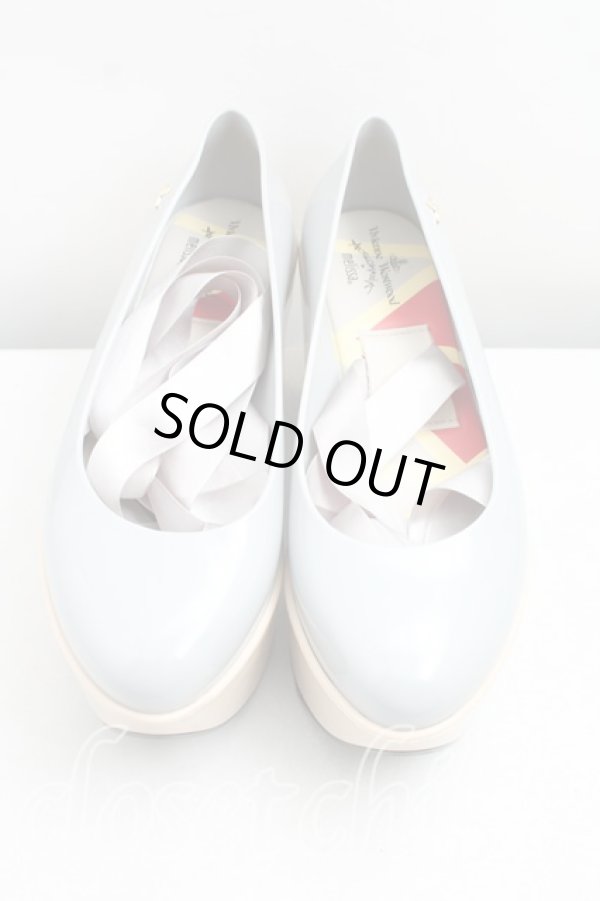 画像2: ヴィヴィアンウエストウッド×Melissa 中古 / メリッサ　ロッキンホースバレリーナ 37（24.5cm相当） 灰  H-26-06-14-015-sh-OD-ZH (2)