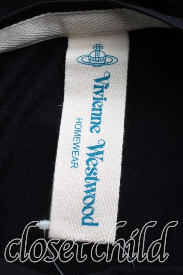 画像3: ヴィヴィアンウエストウッド MAN 中古 / HOMEWEAR　Tシャツ  黒  H-26-06-14-018-ts-OD-ZH (3)