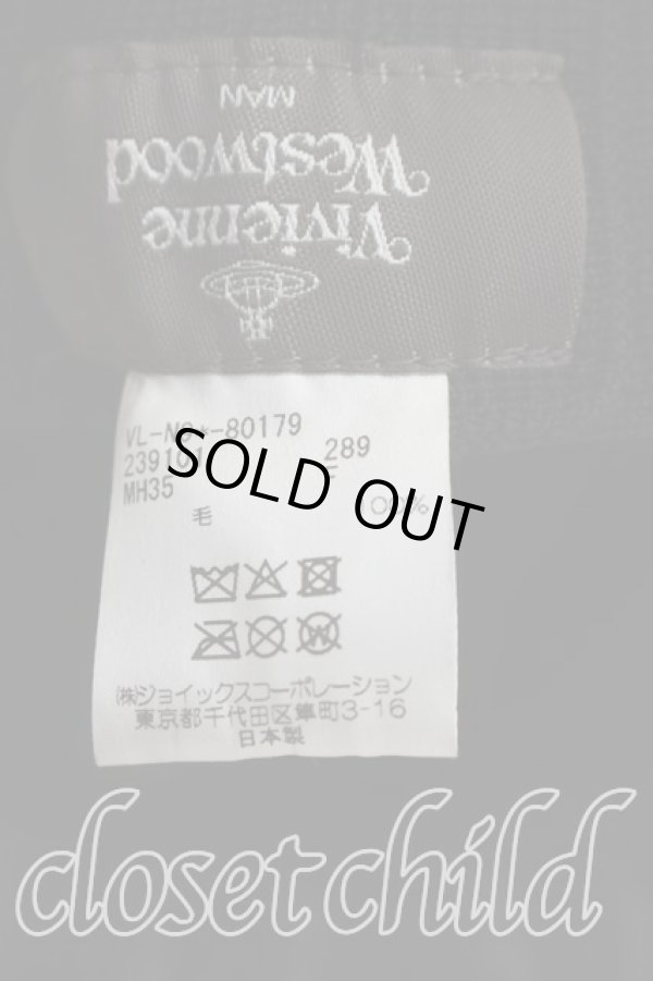 画像5: ヴィヴィアンウエストウッド MAN 中古 / PAINTED ORB MAN LONDONベレー  灰×黒  H-26-06-21-020-ha-OD-ZH (5)