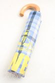 画像4: ヴィヴィアンウエストウッド 中古 / ギンガムチェック折リタタミ傘  青  H-26-06-21-021-gd-OD-ZH (4)