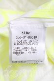 画像4: ヴィヴィアンウエストウッド 中古 / シグニチャーptシャツ II(9号相当） 白ｘ蛍光黄緑  H-26-06-21-027-bl-OD-ZH (4)