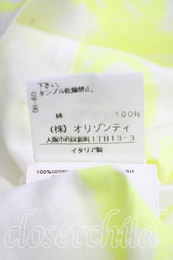 画像5: ヴィヴィアンウエストウッド 中古 / シグニチャーptカットソー 40（9号相当） 白ｘ蛍光黄緑  H-26-06-21-028-to-OD-ZH (5)