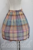 画像2: ANGLOMANIA 中古 / タータンチェッククリノリンスカート 38（9号相当） マルチ  H-26-06-21-004-sk-OD-ZH (2)