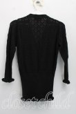 画像2: ヴィヴィアンウエストウッド 中古 / レースカーディガン 2（9号相当） 黒  H-26-06-21-001-to-OD-ZH (2)