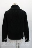 画像2: ヴィヴィアンウエストウッド 中古 / ケーブルニットジャケット 2（9号相当） 黒  H-26-06-21-012-jc-OD-ZH (2)