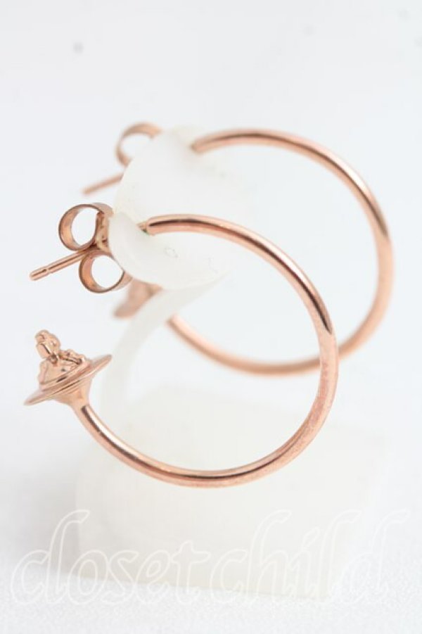 画像2: ヴィヴィアンウエストウッド 中古 / ROSEMARYピアス  ピンクゴールド  H-26-06-21-019-er-OD-ZH (2)