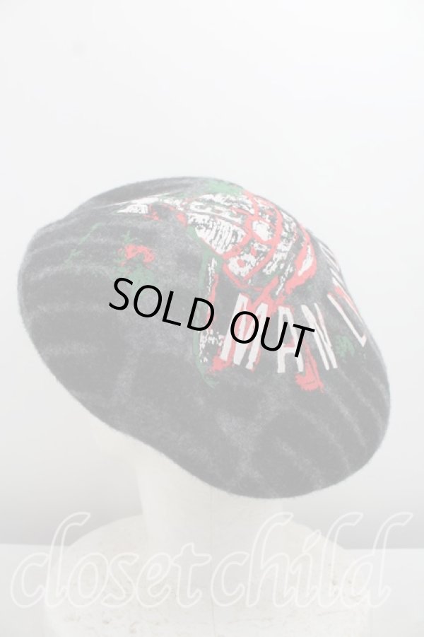 画像3: ヴィヴィアンウエストウッド MAN 中古 / PAINTED ORB MAN LONDONベレー  灰×黒  H-26-06-21-020-ha-OD-ZH (3)