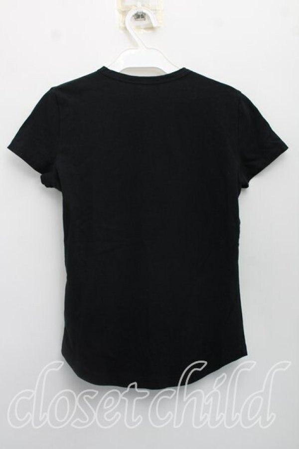 画像2: ヴィヴィアンウエストウッド 中古 / カラーオーブ刺繍Tシャツ M 黒  H-26-06-28-022-ts-OD-ZH (2)