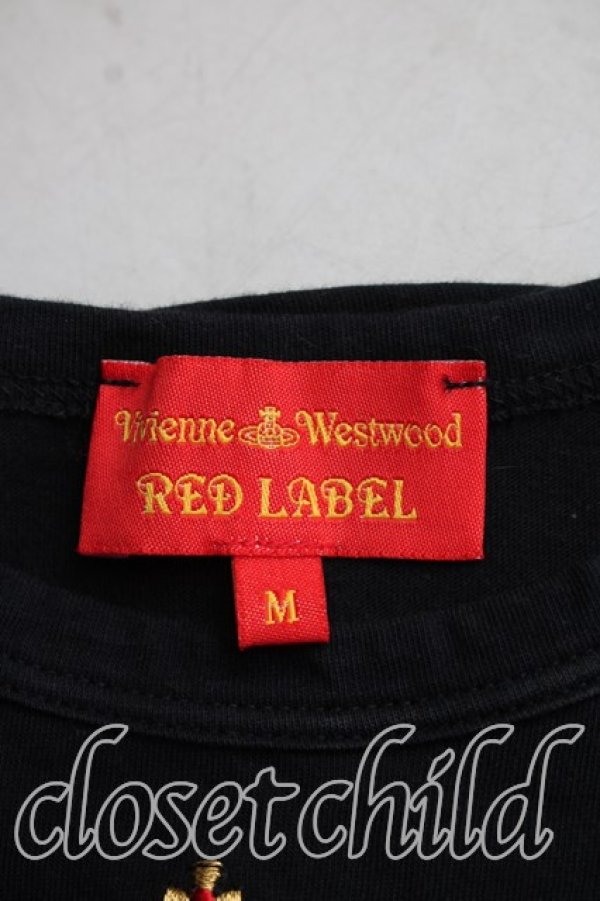 画像3: ヴィヴィアンウエストウッド 中古 / カラーオーブ刺繍Tシャツ M 黒  H-26-06-28-022-ts-OD-ZH (3)