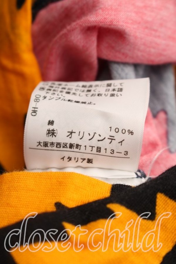 画像5: ANGLOMANIA 中古 / スクイグル柄カットソー S マルチ  H-26-06-28-023-to-OD-ZH (5)